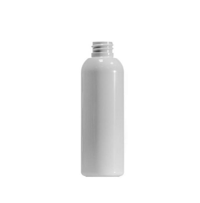 100ml White PET Tall Boston Round, 20/410 Neck